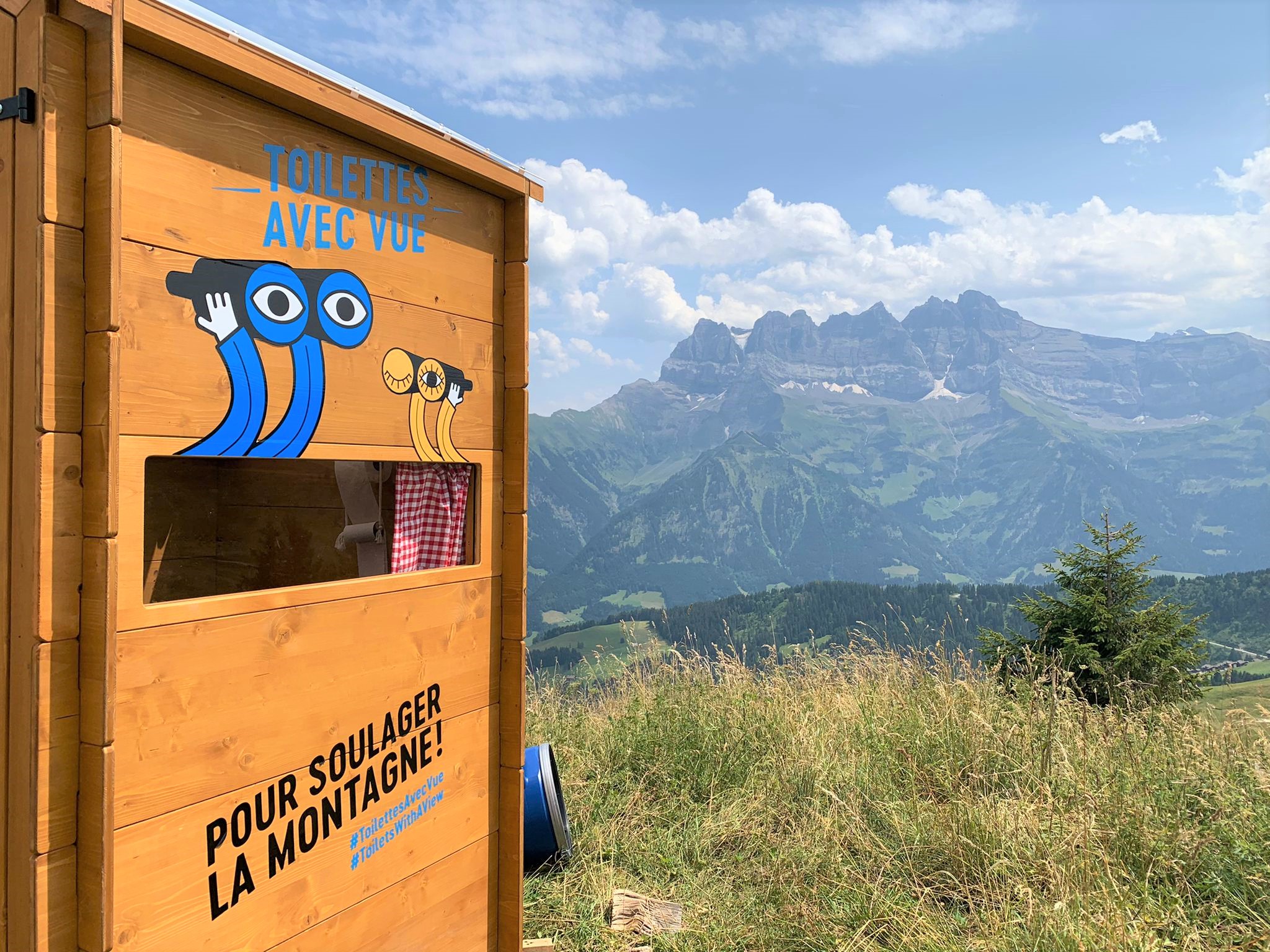 Morgins: des « Toilettes avec vue » dans les hauts de La Foilleuse